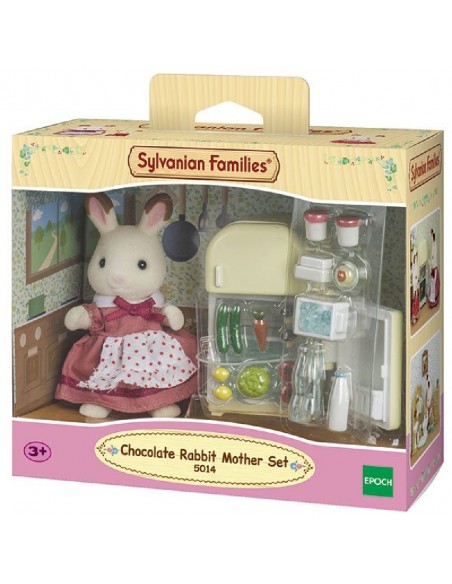 SET NEVERA CONEJO CHOCOLATE