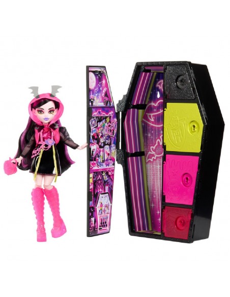 MONSTER HIGH DRACULAURA SECRET NEON