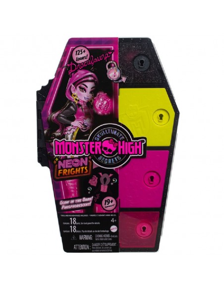 MONSTER HIGH DRACULAURA SECRET NEON