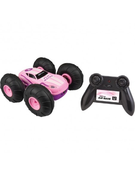 COCHE R/C FLIP RACER ROSA