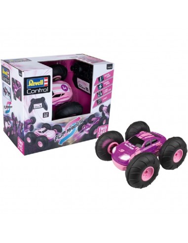 COCHE R/C FLIP RACER ROSA