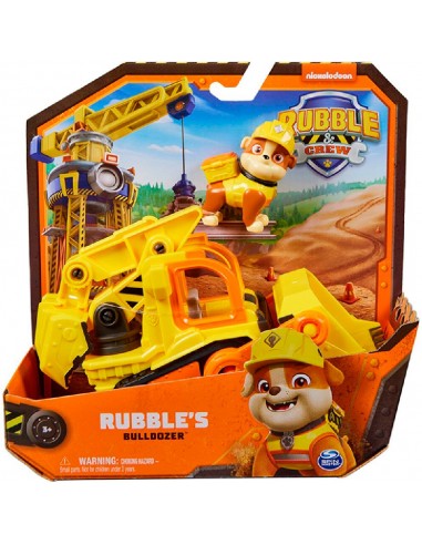 Patrulla Canina - Equipo Rubble Vehículo y Figura Rubble