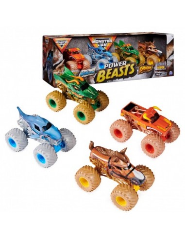 MONSTER JAM SURTIDO DIE CAST 1:64 PACK 4 COCHES