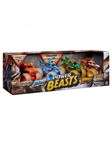 MONSTER JAM SURTIDO DIE CAST 1:64 PACK 4 COCHES
