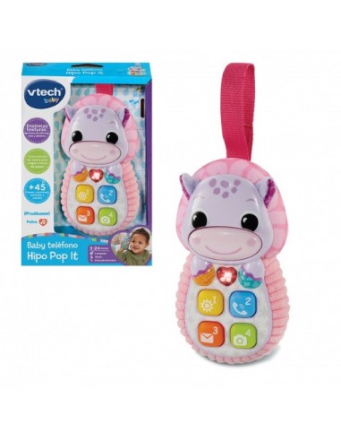 BABY TELÉFONO HIPO-POP IT ROSA 80-566857 V-TECH BABY TELÉFONO HIPO-POP IT ROSA 80-566857 V-TECH