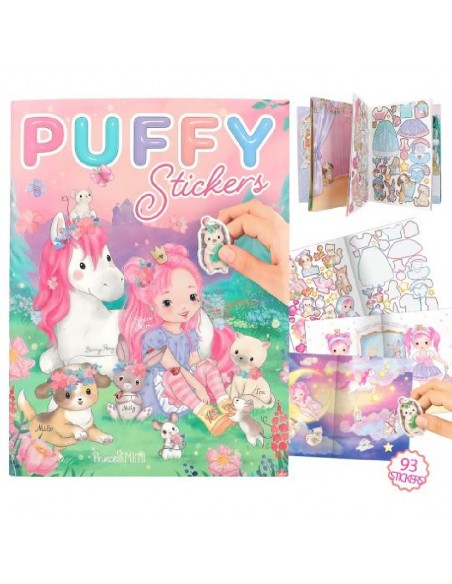 MINI LIBRO PEGATINAS PRINCESAS TOP MODEL