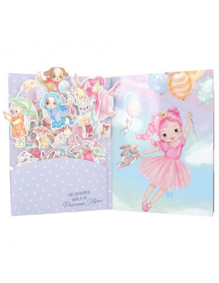 MINI LIBRO PEGATINAS PRINCESAS TOP MODEL