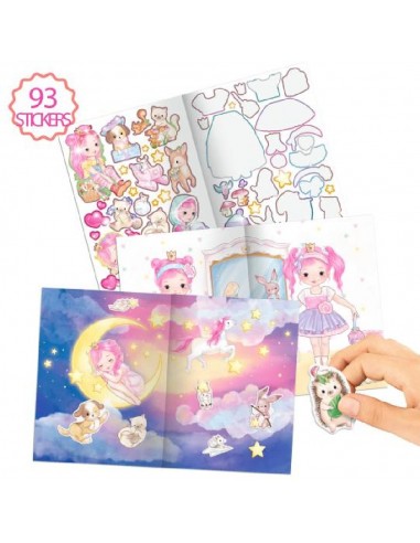 MINI LIBRO PEGATINAS PRINCESAS TOP MODEL
