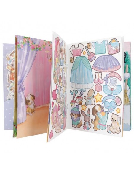 MINI LIBRO PEGATINAS PRINCESAS TOP MODEL