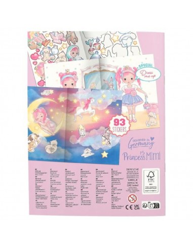 MINI LIBRO PEGATINAS PRINCESAS TOP MODEL