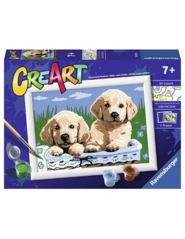 RAVENSBURGER CREART KIT PINTURA PERROS RETRIEVER