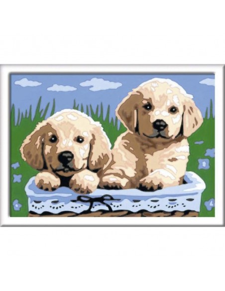 RAVENSBURGER CREART KIT PINTURA PERROS RETRIEVER