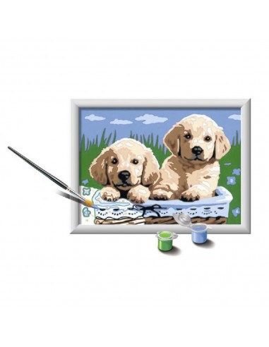 RAVENSBURGER CREART KIT PINTURA PERROS RETRIEVER