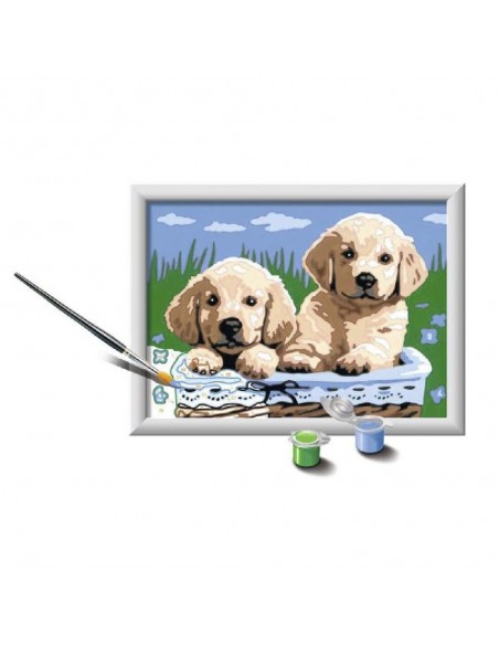 RAVENSBURGER CREART KIT PINTURA PERROS RETRIEVER