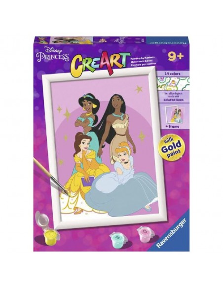 RAVENSBURGER CREART KIT PINTURA PRINCESAS DISNEY