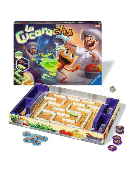 JUEGO LA CUCARACHA BRILLA EN LA OSCURIDAD