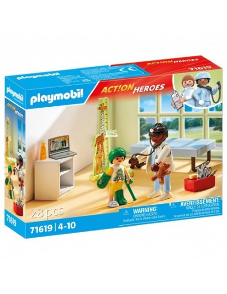 PLAYMOBIL PEDIATRA CON OSITO PELUCHE