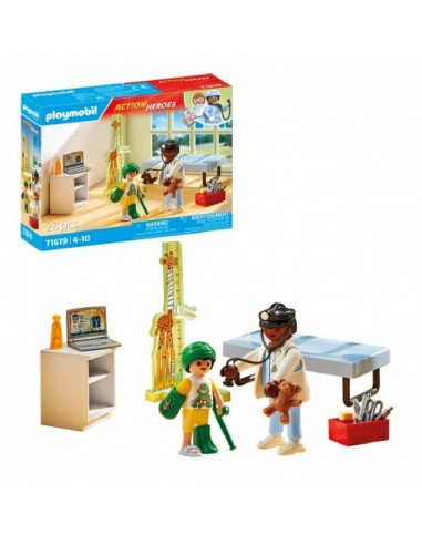 PLAYMOBIL PEDIATRA CON OSITO PELUCHE