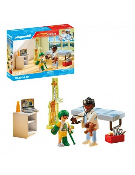 PLAYMOBIL PEDIATRA CON OSITO PELUCHE