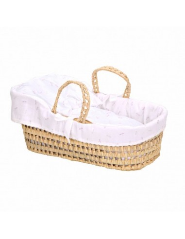 MUÑECO ZOE 42-CM.CANASTILLA DE MIMBRE