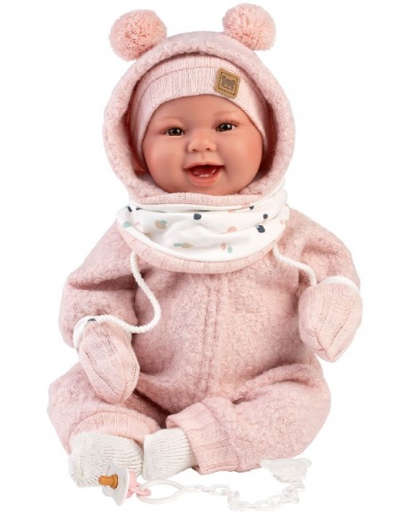 Tala Rosa Recien Nacida Sonrisas 44 cm Con Mecanismo Risa