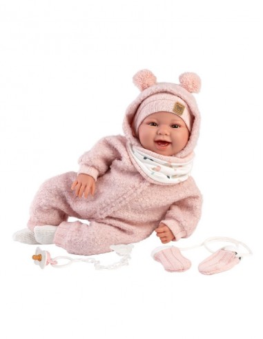 Tala Rosa Recien Nacida Sonrisas 44 cm Con Mecanismo Risa