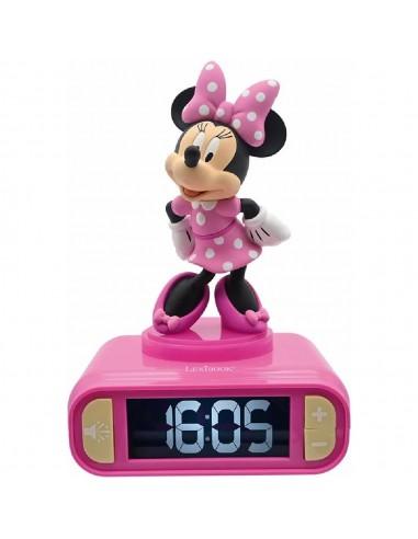 DESPERTADOR 3D MINNIE CON LUZ