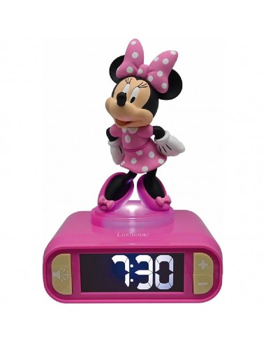 DESPERTADOR 3D MINNIE CON LUZ