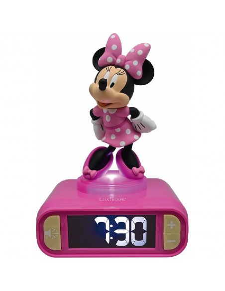 DESPERTADOR 3D MINNIE CON LUZ