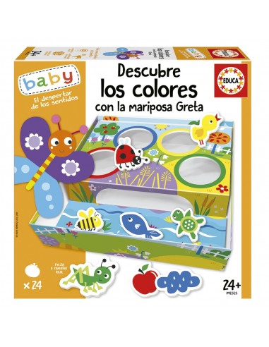 Juego Educativo Descubre los colores con la mariposa Greta