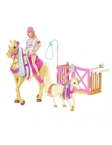 BARBIE CON CABALLO Y PONI