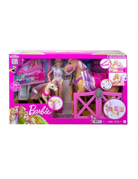 BARBIE CON CABALLO Y PONI