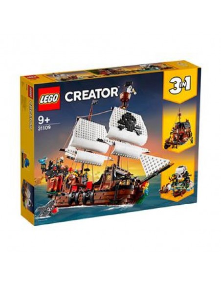 LEGO 3 IN 1 BARCO PIRATA CREATOR 31109