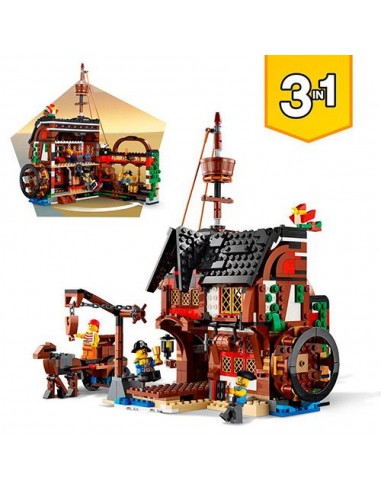 LEGO 3 IN 1 BARCO PIRATA CREATOR 31109
