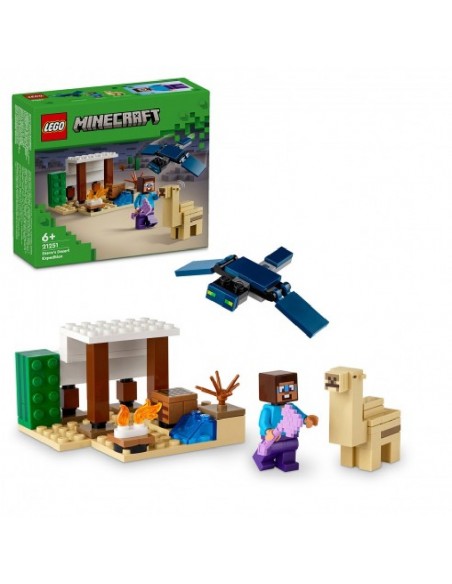 LA EXPEDICIÓN DE STEVE AL DESIERTO MINECRAFT 21251 LEGO