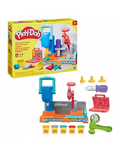 PLAY-DOH BANCO DE HERRAMIENTAS F9141 HASBRO