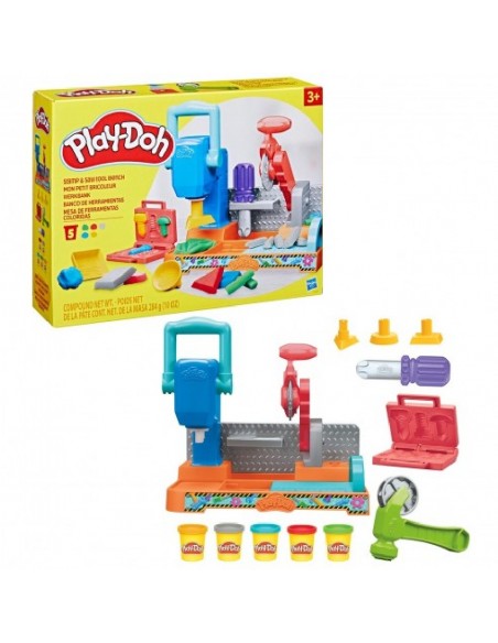 PLAY-DOH BANCO DE HERRAMIENTAS F9141 HASBRO