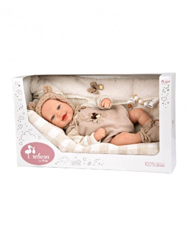 Ruben Bebe Reborn Con Cojin 45 cm