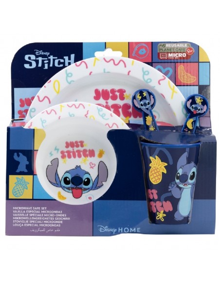 SET MICRO KIDS 5 PIEZAS STITCH