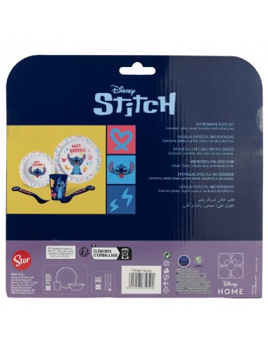 SET MICRO KIDS 5 PIEZAS STITCH