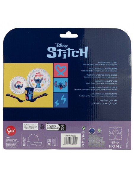SET MICRO KIDS 5 PIEZAS STITCH