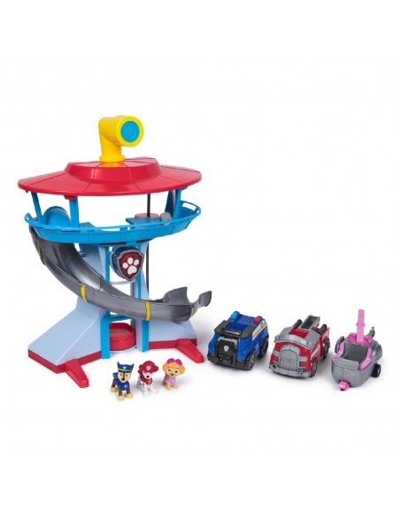 CENTRO DE MANDO + 3 VEHICULOS PAW PATROL