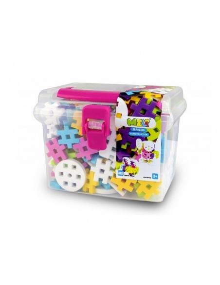 MELI CONSTRUCTOR PASTEL CAJA 250 PIEZAS