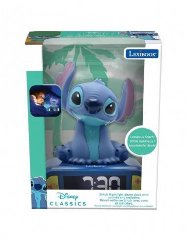DESPERTADOR DIGITAL 3D STICH