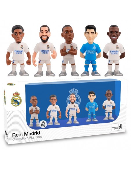 Pack 5 Figuras Real Madrid Minix 7cm