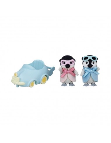 Sylvanian Families 5695 Bebés Pingüino con Cochecito