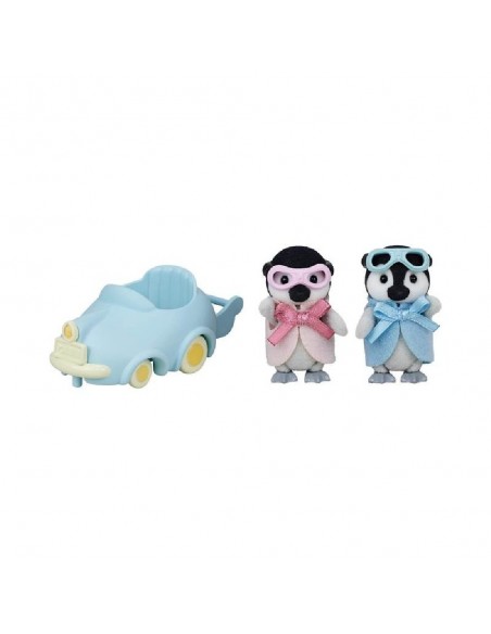 Sylvanian Families 5695 Bebés Pingüino con Cochecito