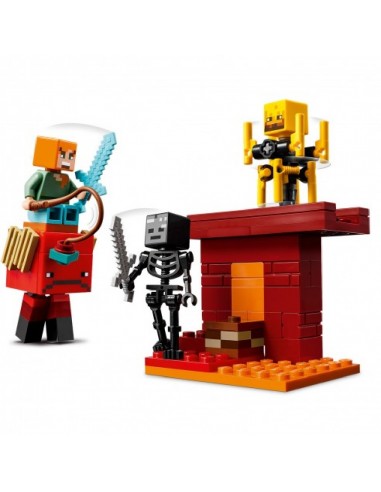 LEGO MINECRAFT BATALLA LAVA DEL INFRAMUNDO