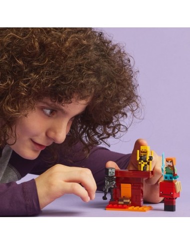 LEGO MINECRAFT BATALLA LAVA DEL INFRAMUNDO