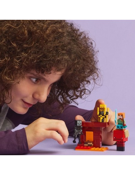 LEGO MINECRAFT BATALLA LAVA DEL INFRAMUNDO